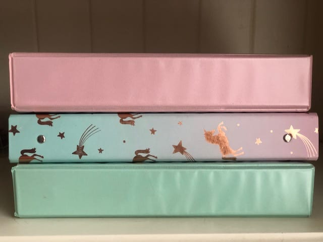 Binder notebooks for homeschool