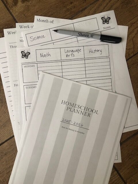 Homeschool Planner Pages