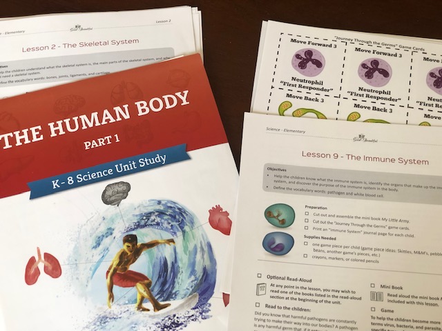 Anatomy homeschool science curriculum 