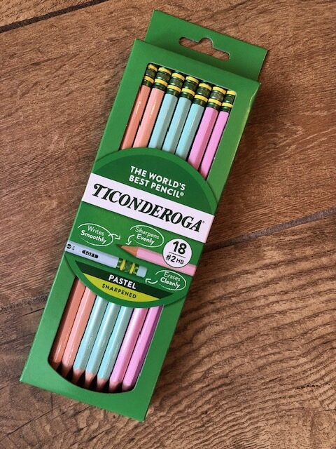 A package of new pencils 